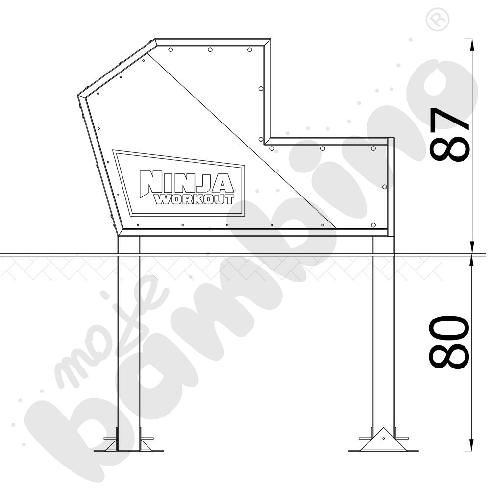 NinjaWorkout Master - Schody