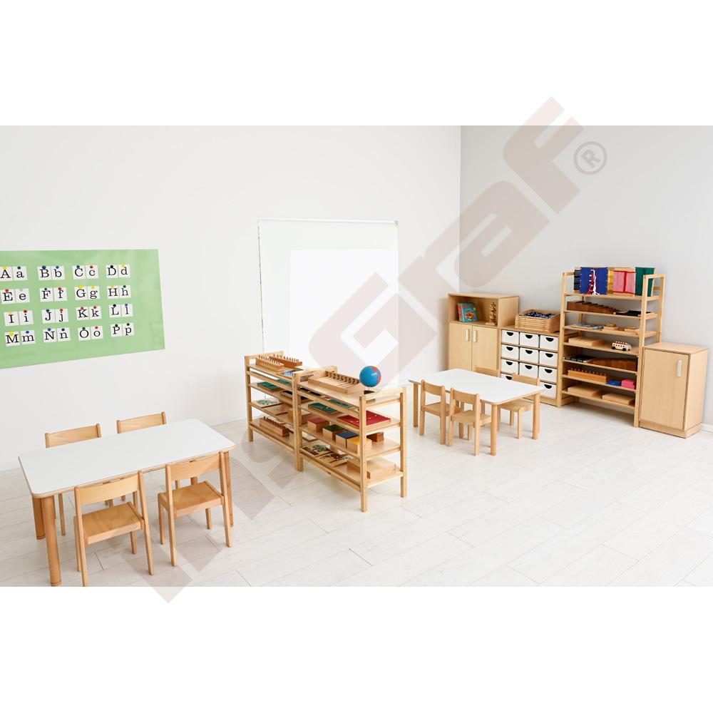 Regál Flexi na edukačné pomôcky, výška 160 cm