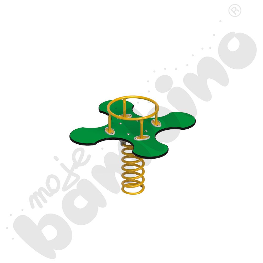 Sprężynowiec Koniczynka na podstawie betonowej