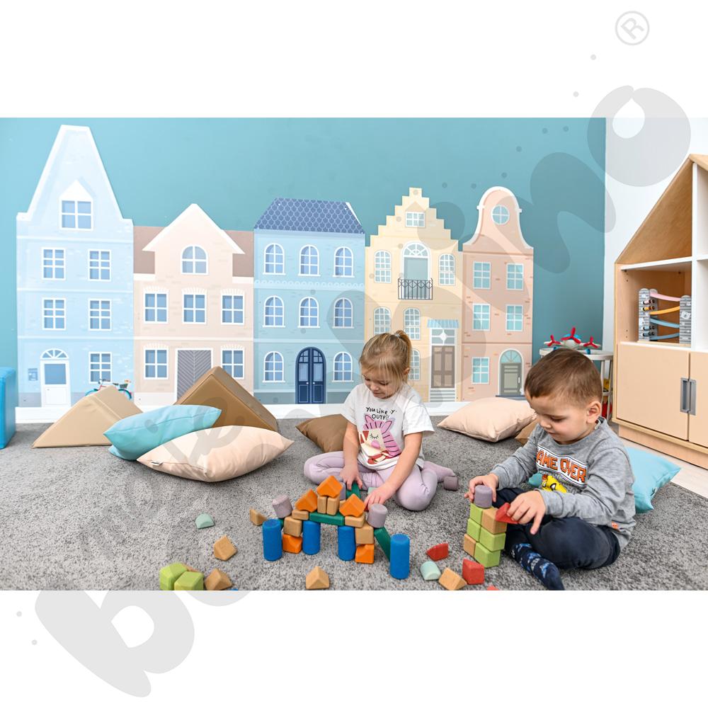 Panel ścienny - dom, ceglasty