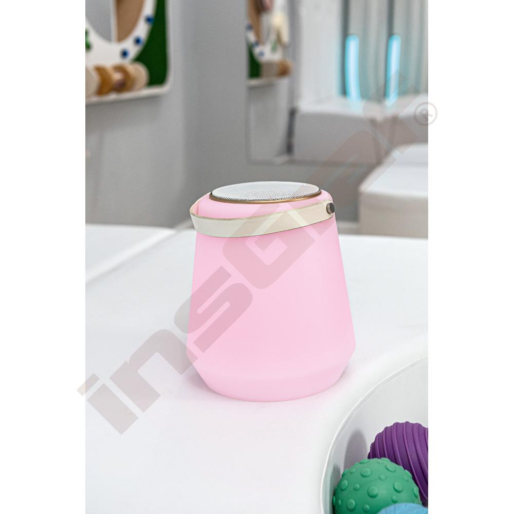 Přenosná LED lampička s reproduktorem