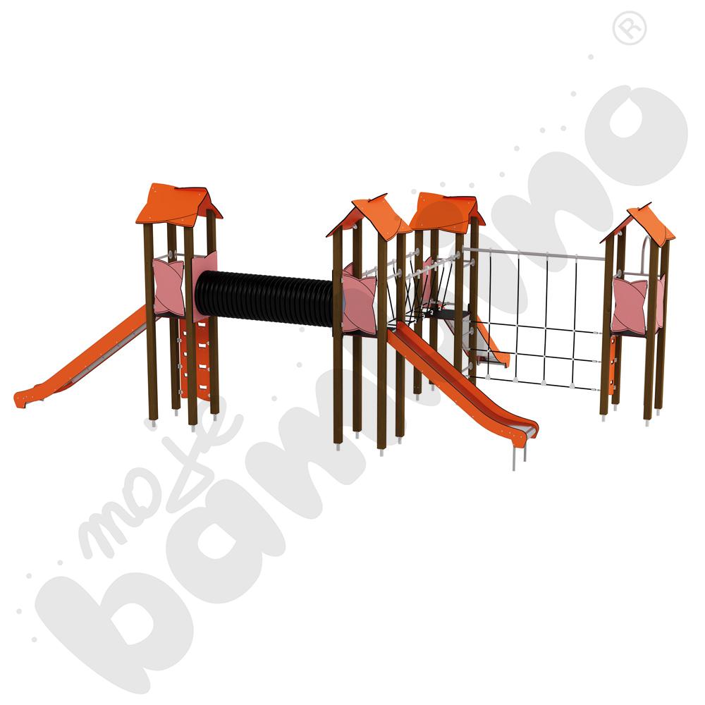 Zestaw Urbi 10, słupy drewniane A