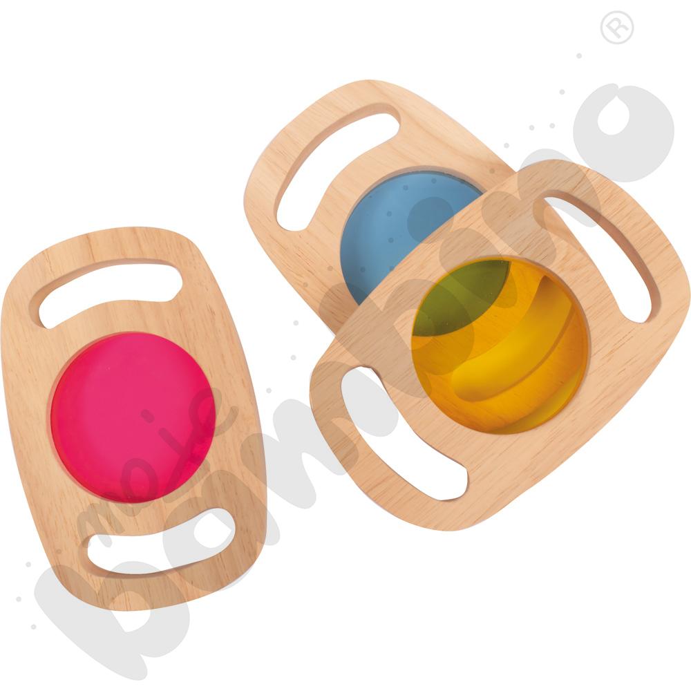 Barwne panele z uchwytem