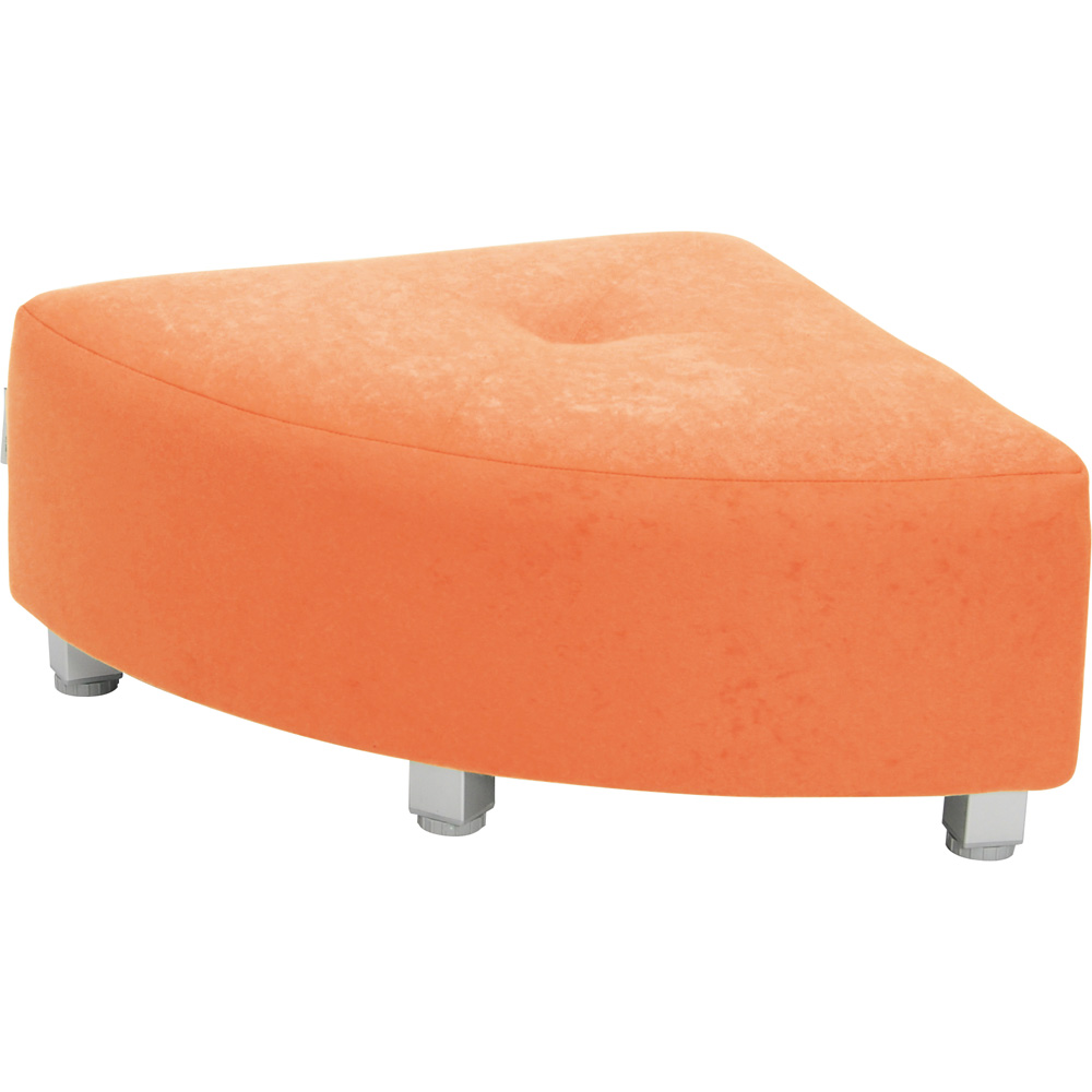 Rohová taburetka Flexi, výška 25 cm - oranžová