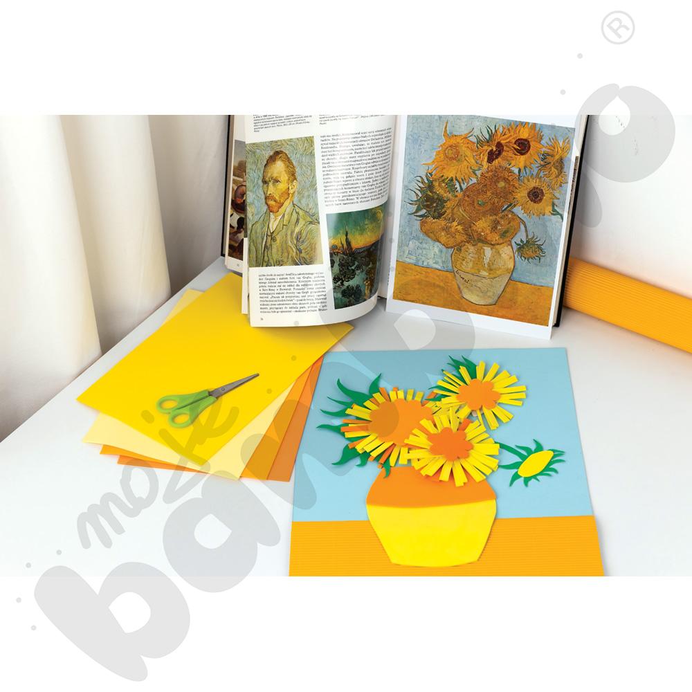 Tektura falista 50 x 70 cm cytrynowa