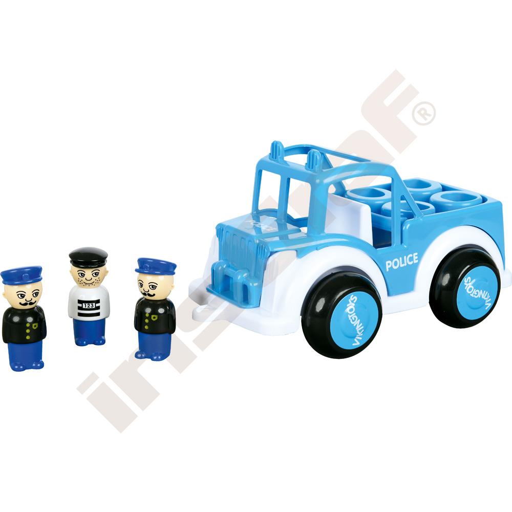Policajný džíp s figúrkami