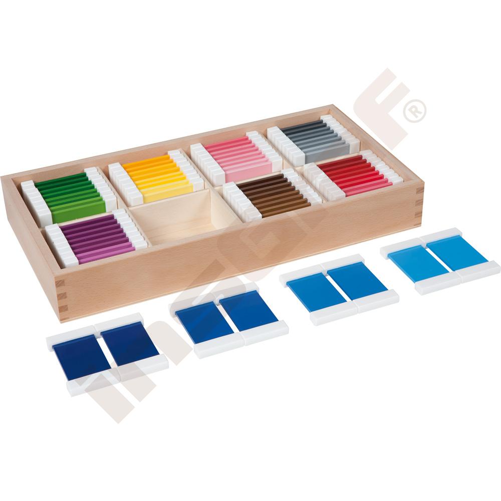 Barevné Montessori tabulky 32 dílků 