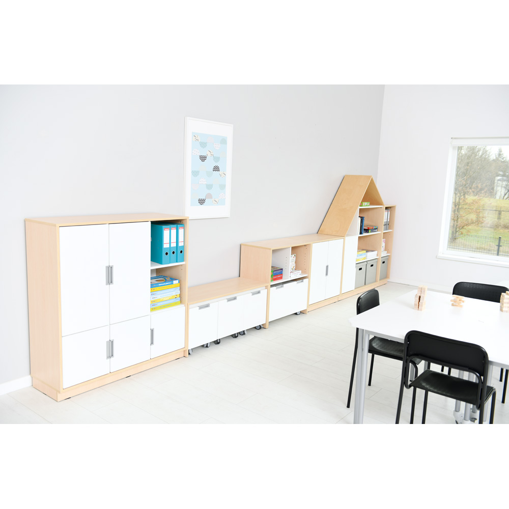 Quadro - zostava 184, dvierka 90°, korpus javor