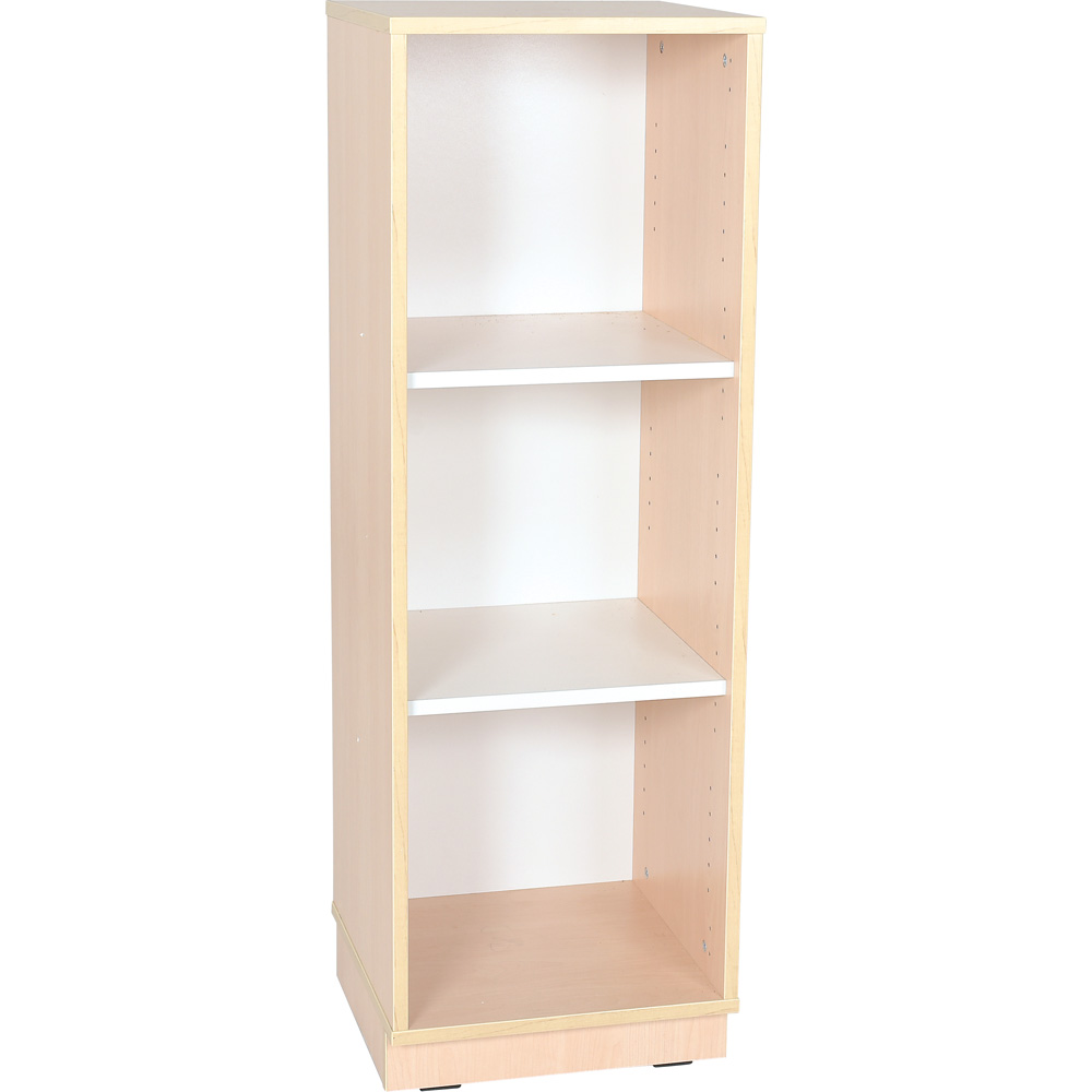 Quadro - stĺpová skrinka L s 2 policami