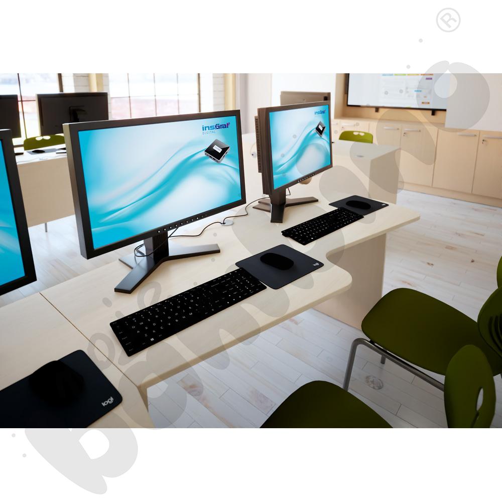 SmartLab – kompleksowa pracownia terminalowa na 16 stanowisk – krzesła zielone