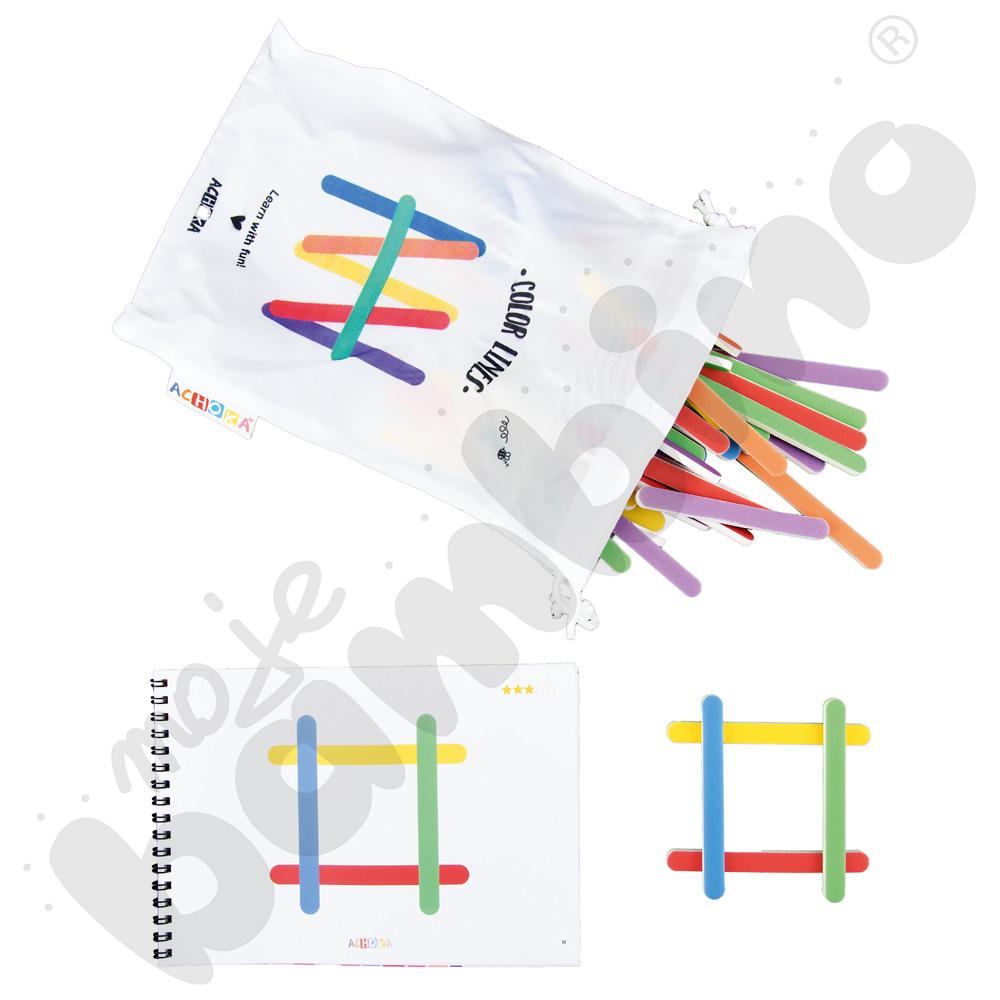 Piankowe patyczki – ułóż według wzoru