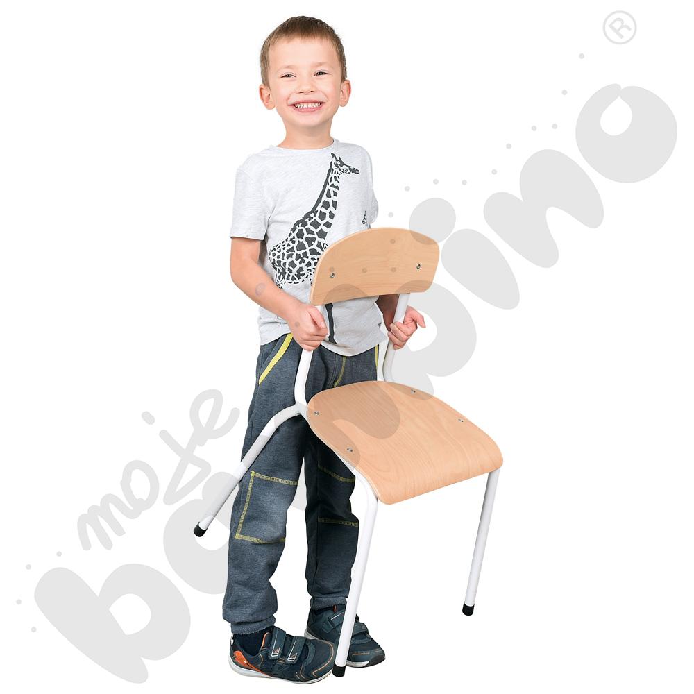 Krzesełko Bambino 2 białe