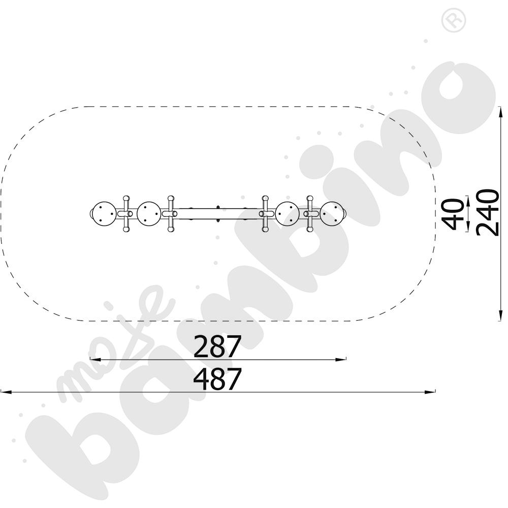 Action4Kids Lime - ważka 4-osobowa