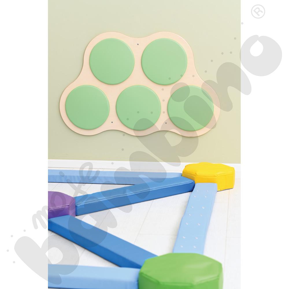 Poduszki okrągłe 5 szt. oliwka