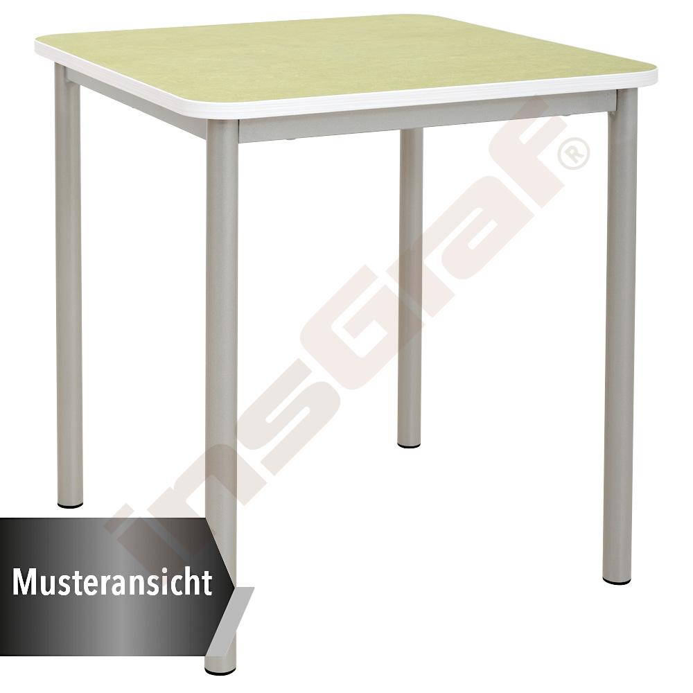 Flüstertisch 3, 70 x 70 cm, TH 59 cm - grau