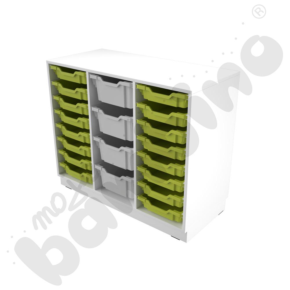 Quadro - zestaw 207, biała skrzynia