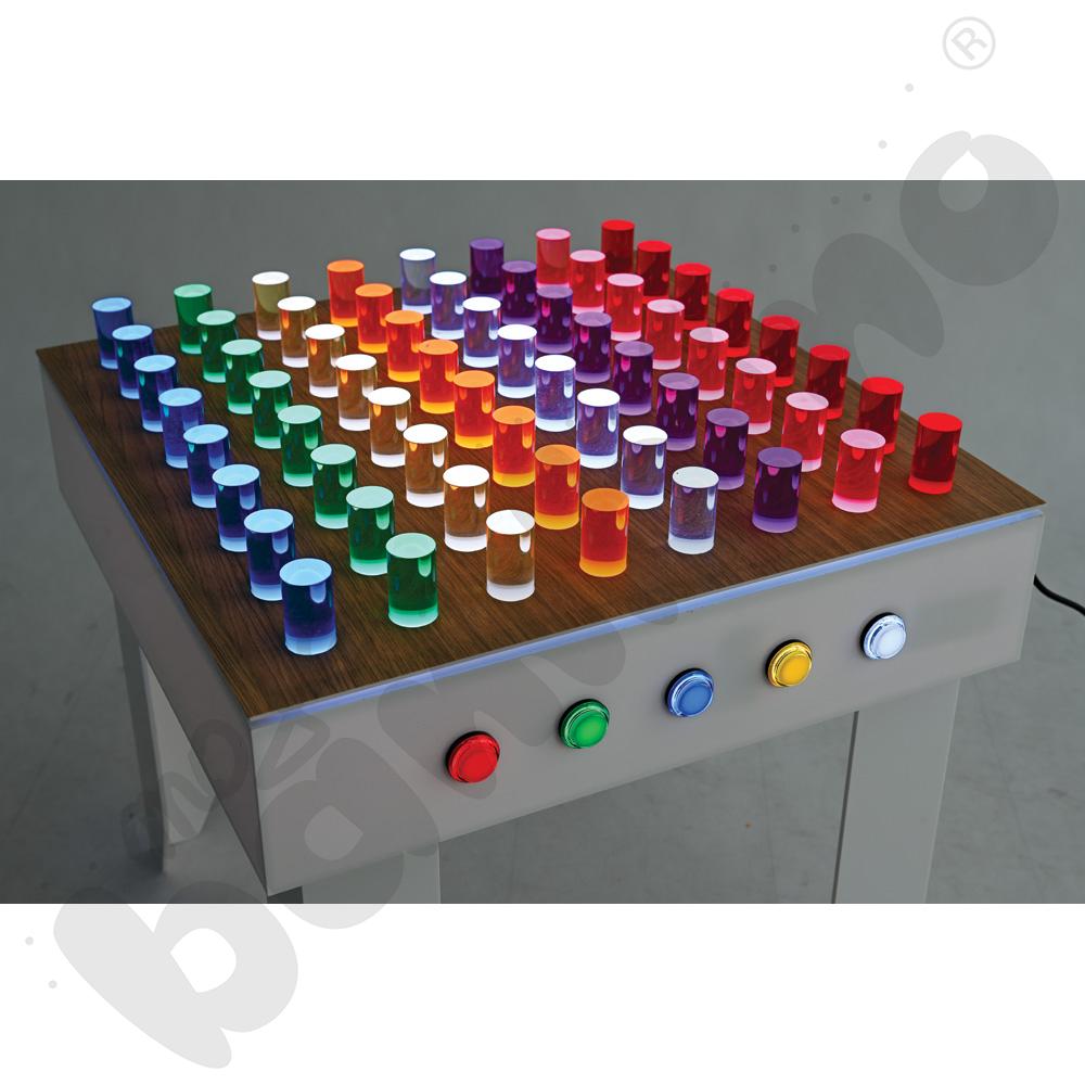 Multifunkcyjny stolik podświetlany