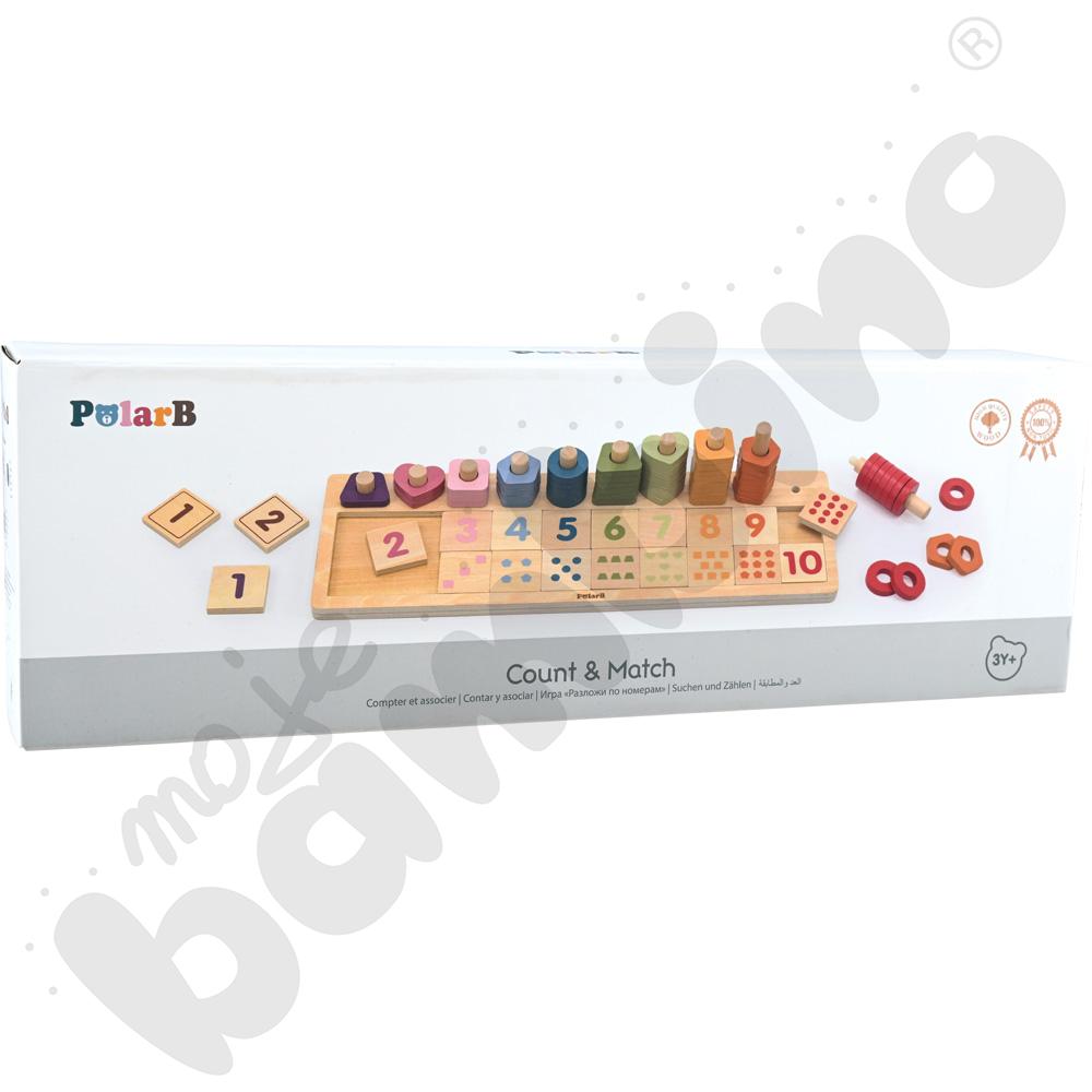 Drewniany sorter-liczydło 