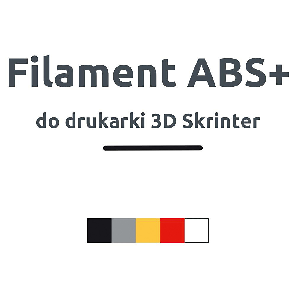 Filament ABS+ do 3D tlačiarne Skrinter - čierny