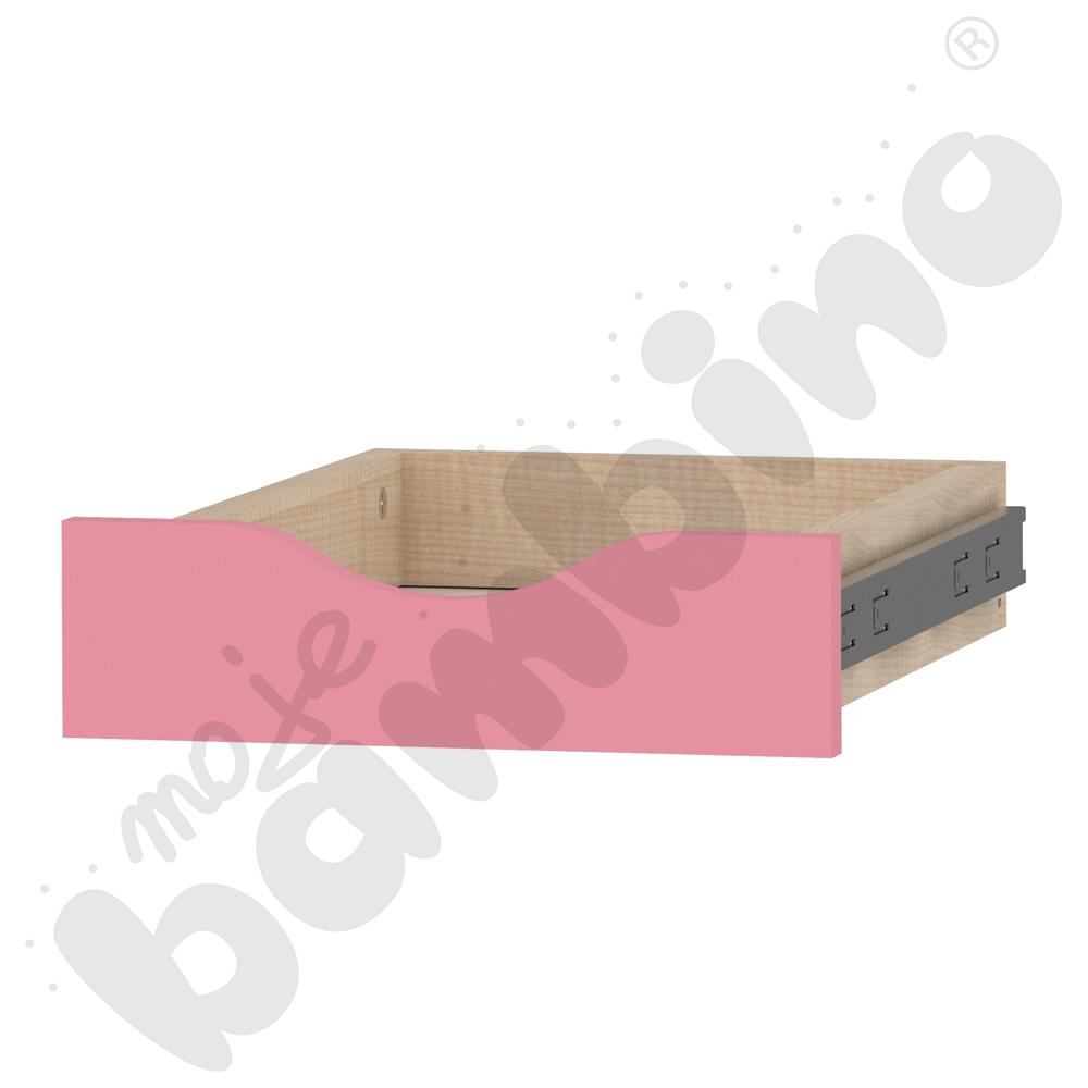 Szuflada Feria mała różowa laminowana