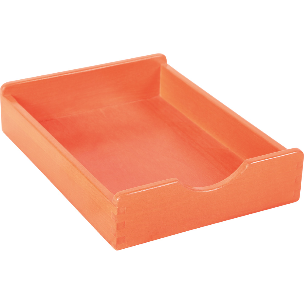 Úložný box  plytký oranžový