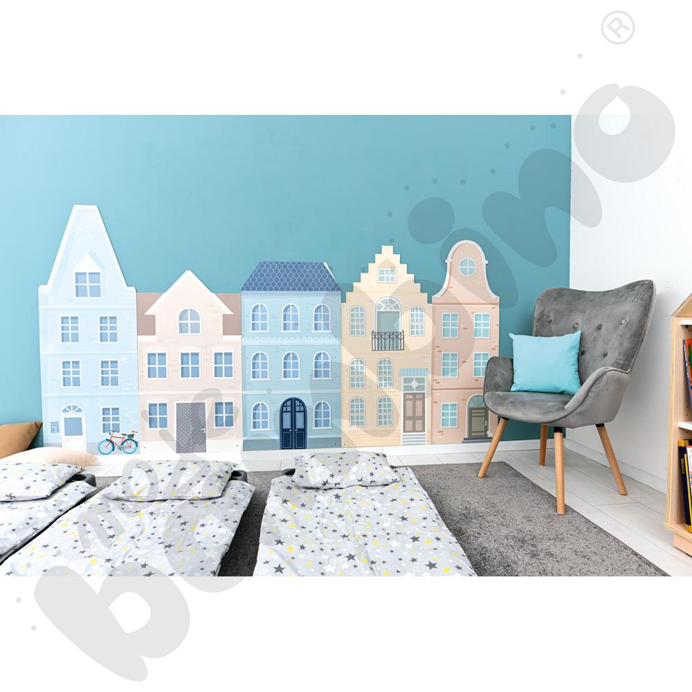 Panel ścienny - dom, piaskowy