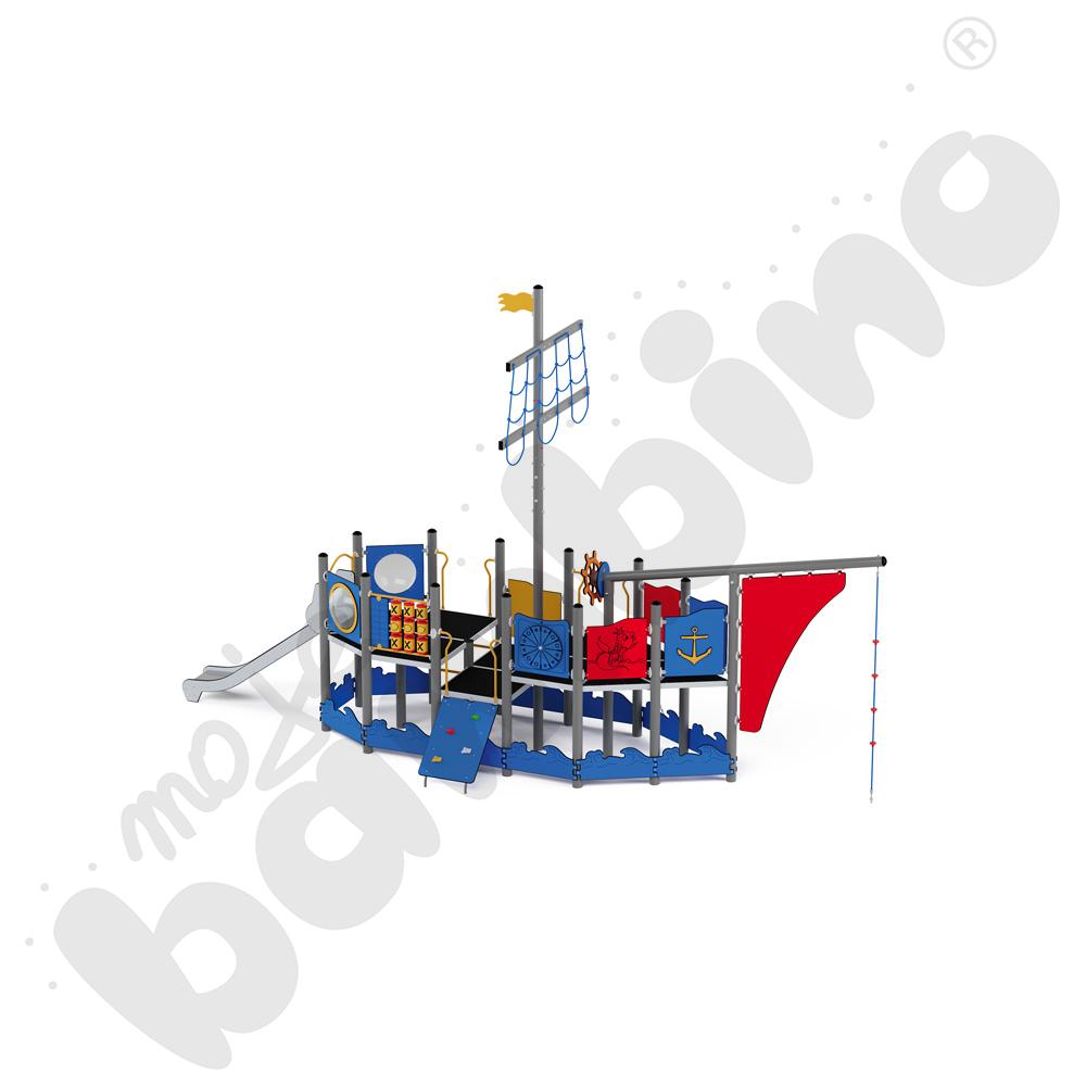 Statek Marco Polo, metalowe słupy