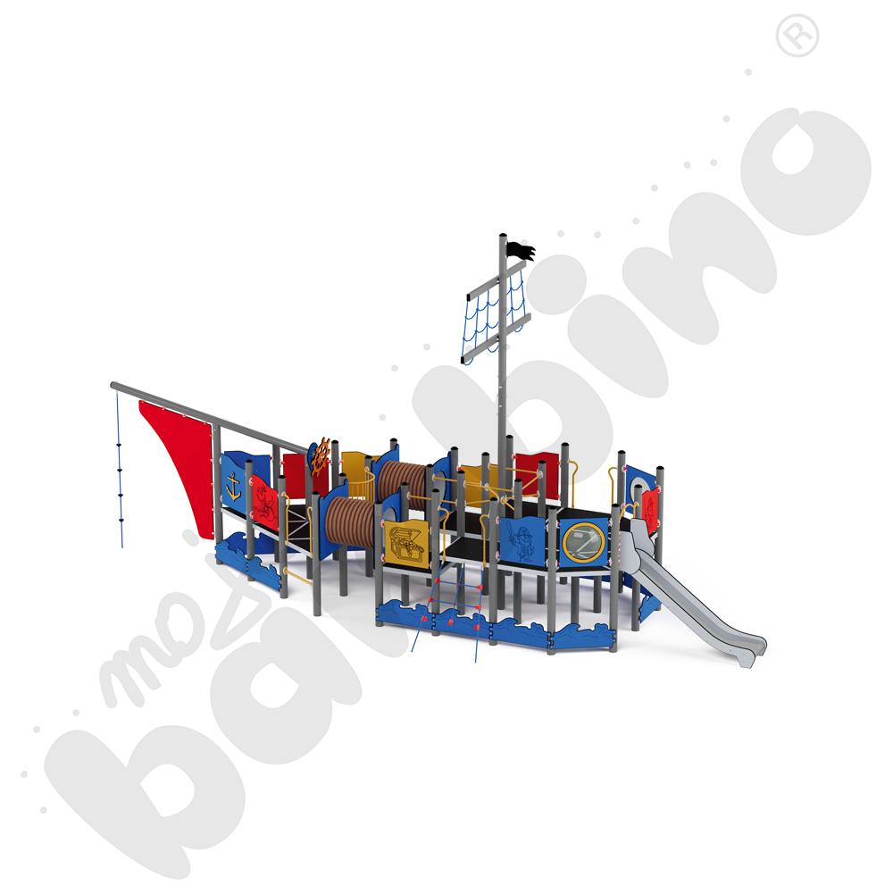 Statek Magellana, metalowe słupy