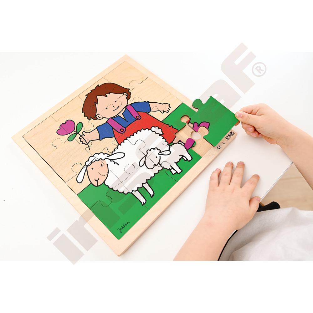 Puzzle roční období - jaro 