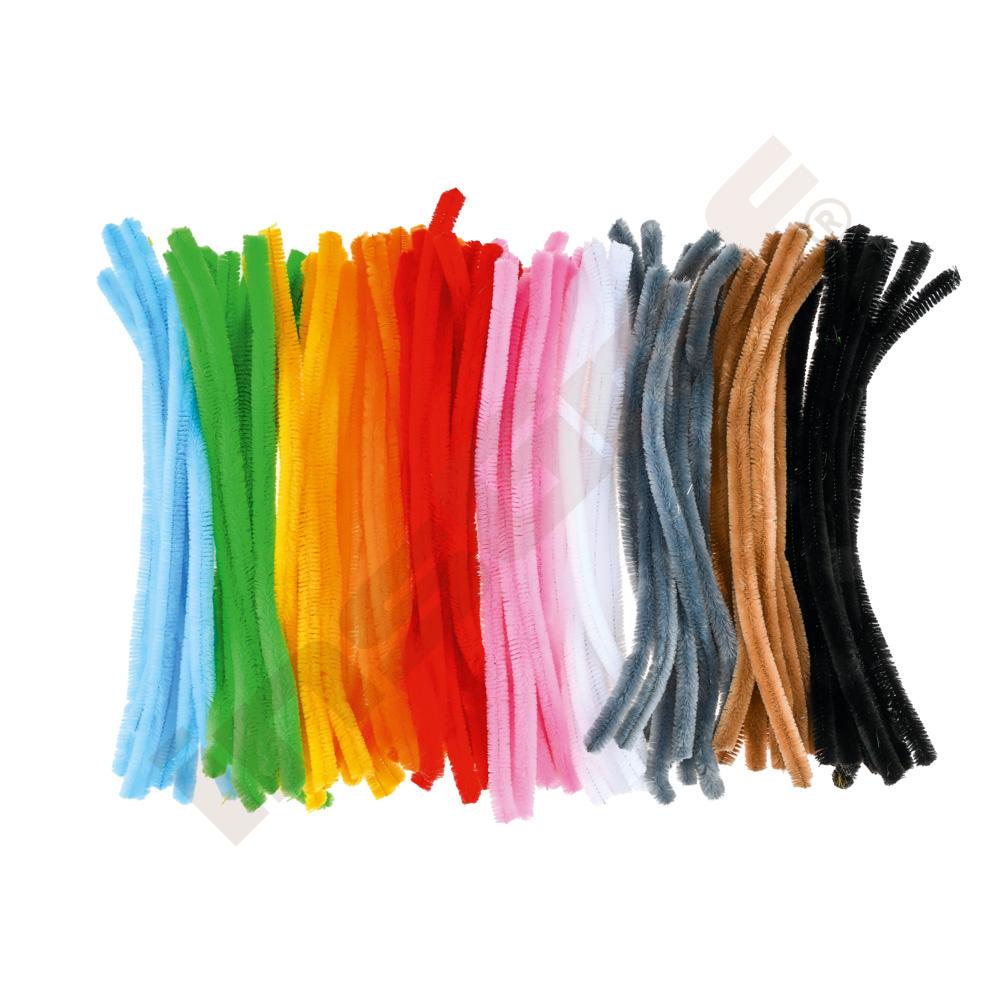 Chenilledraht-Set, 100 Stck.
