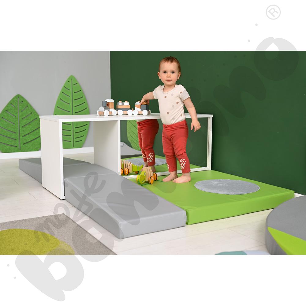 Quadro - kącik zabaw z lustrem, biały