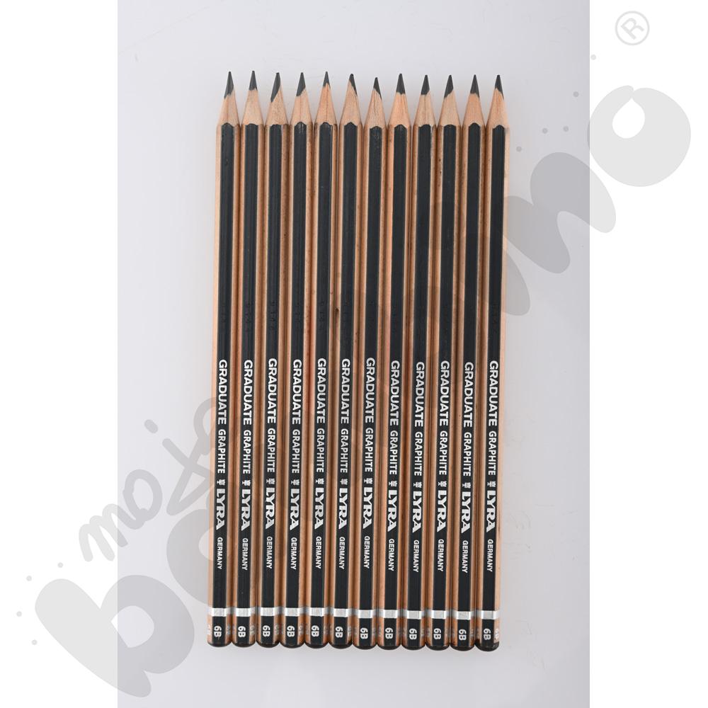 Ołówki 6B Lyra Graduate, 12 szt