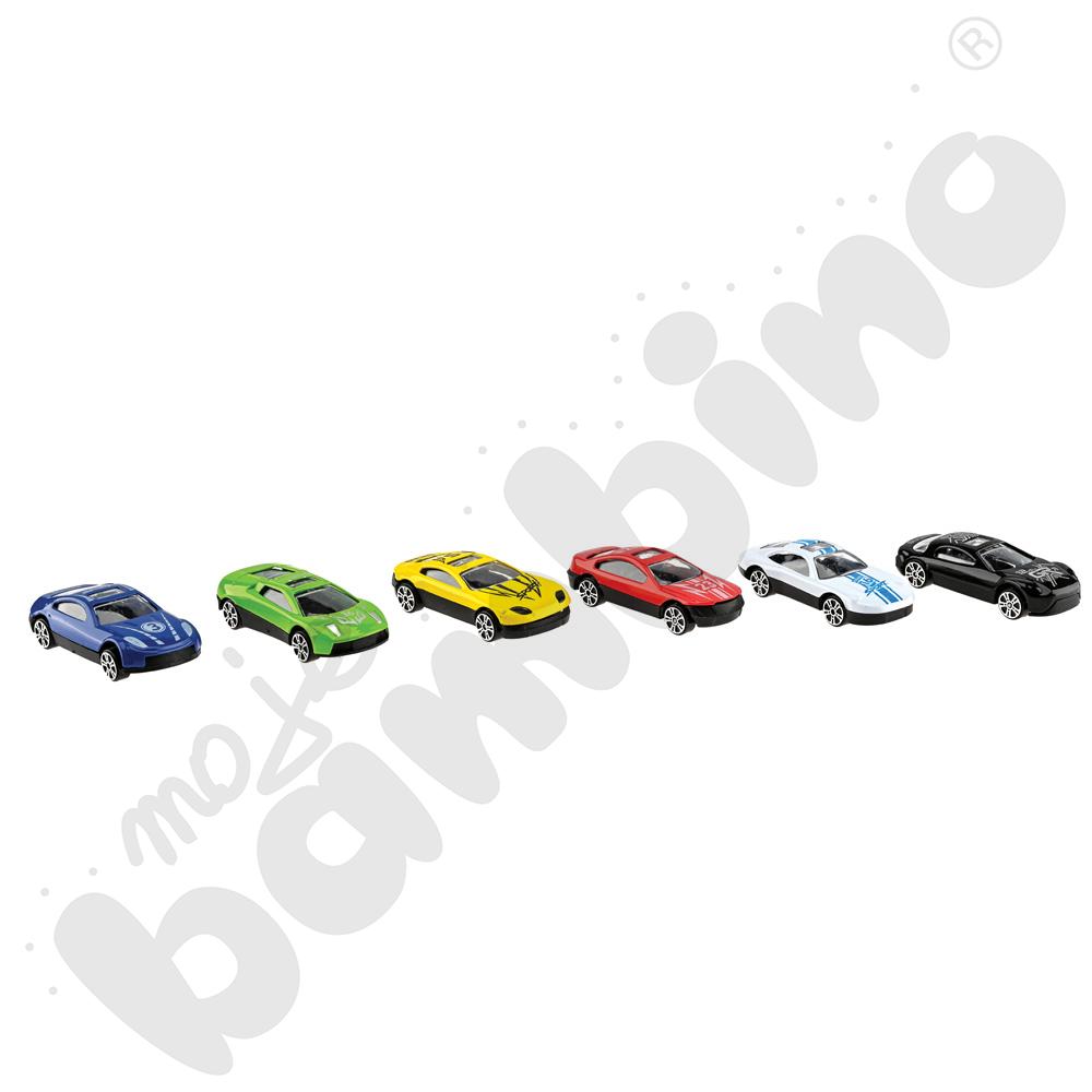 Resoraki - wyścigówki, 6 szt