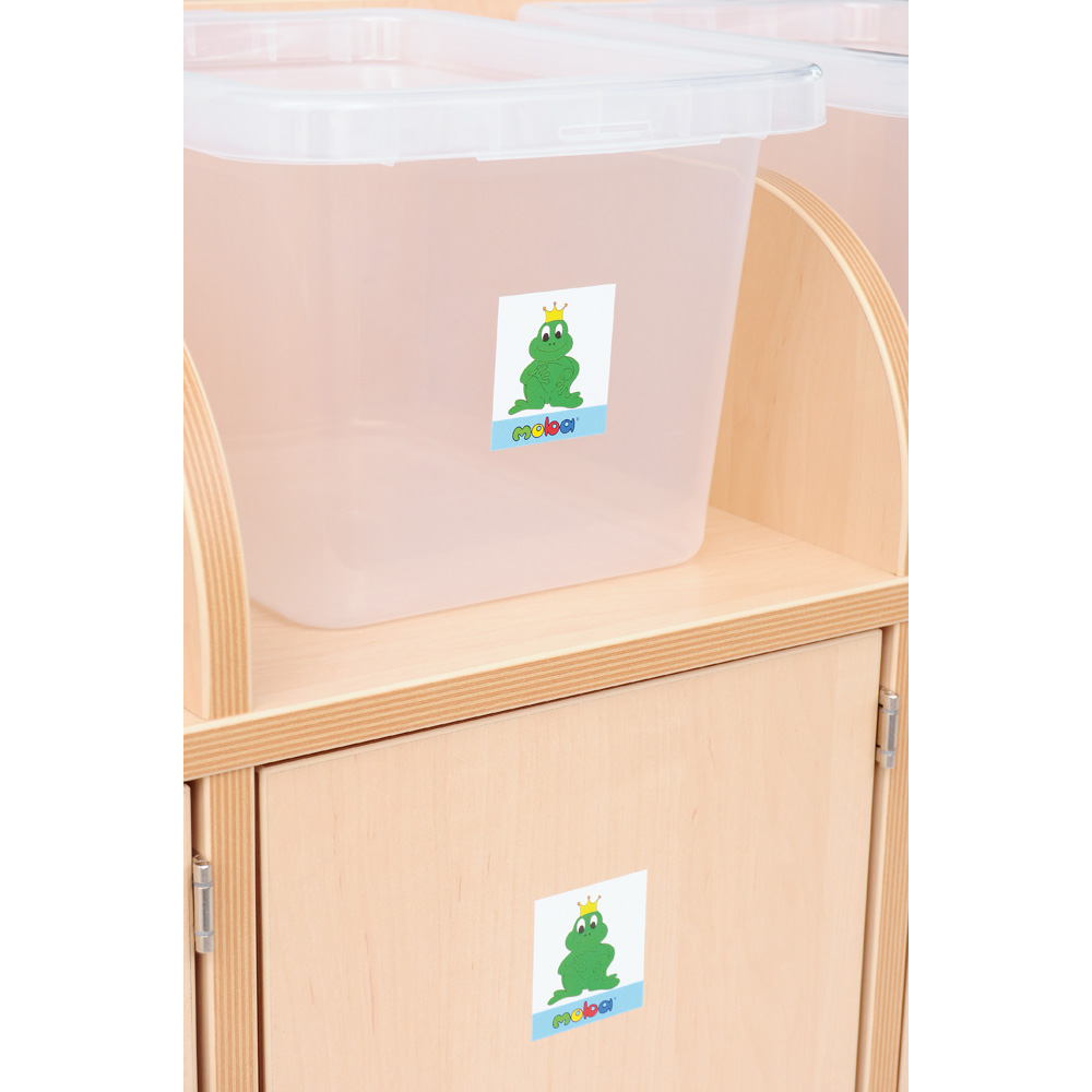 Priehľadný úložný box 9 l