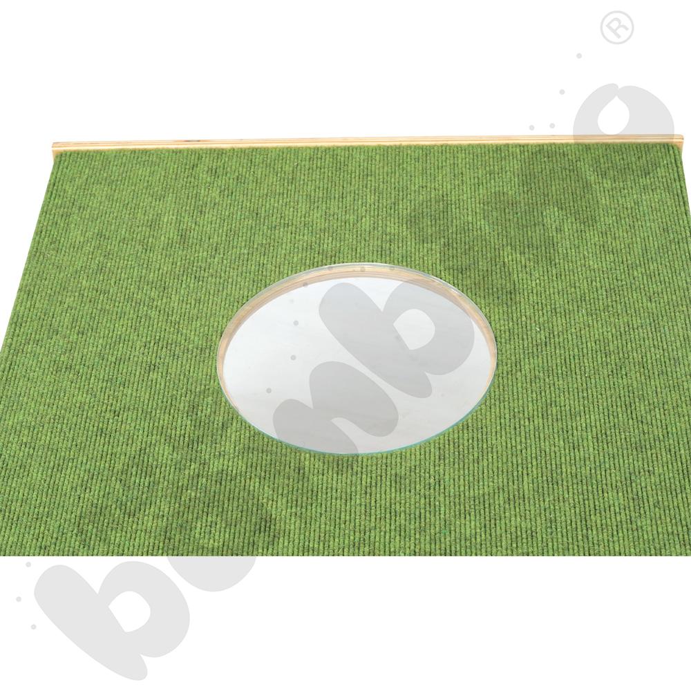 Podest ze szkłem, wys. 45 cm - jasnozielony