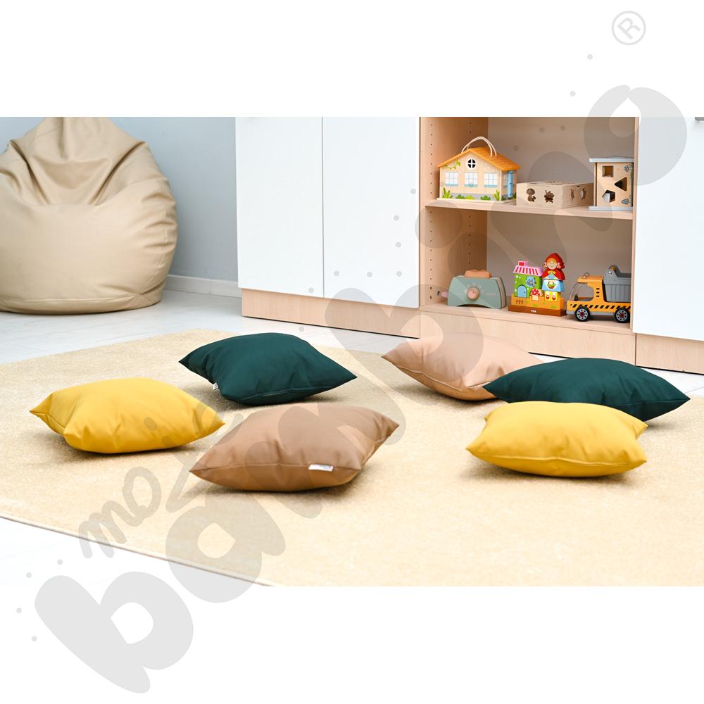 Poduszka ciemnozielona