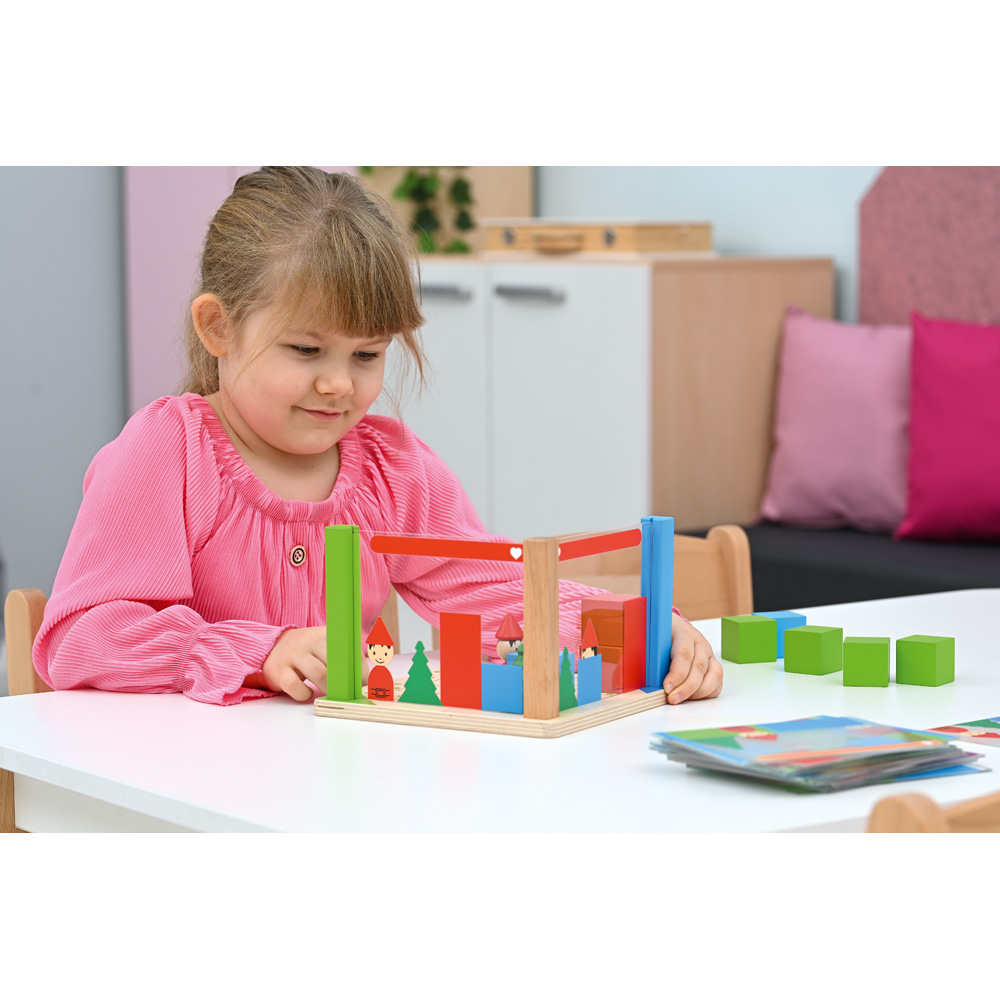 Postavte podľa šablóny - priestorové puzzle