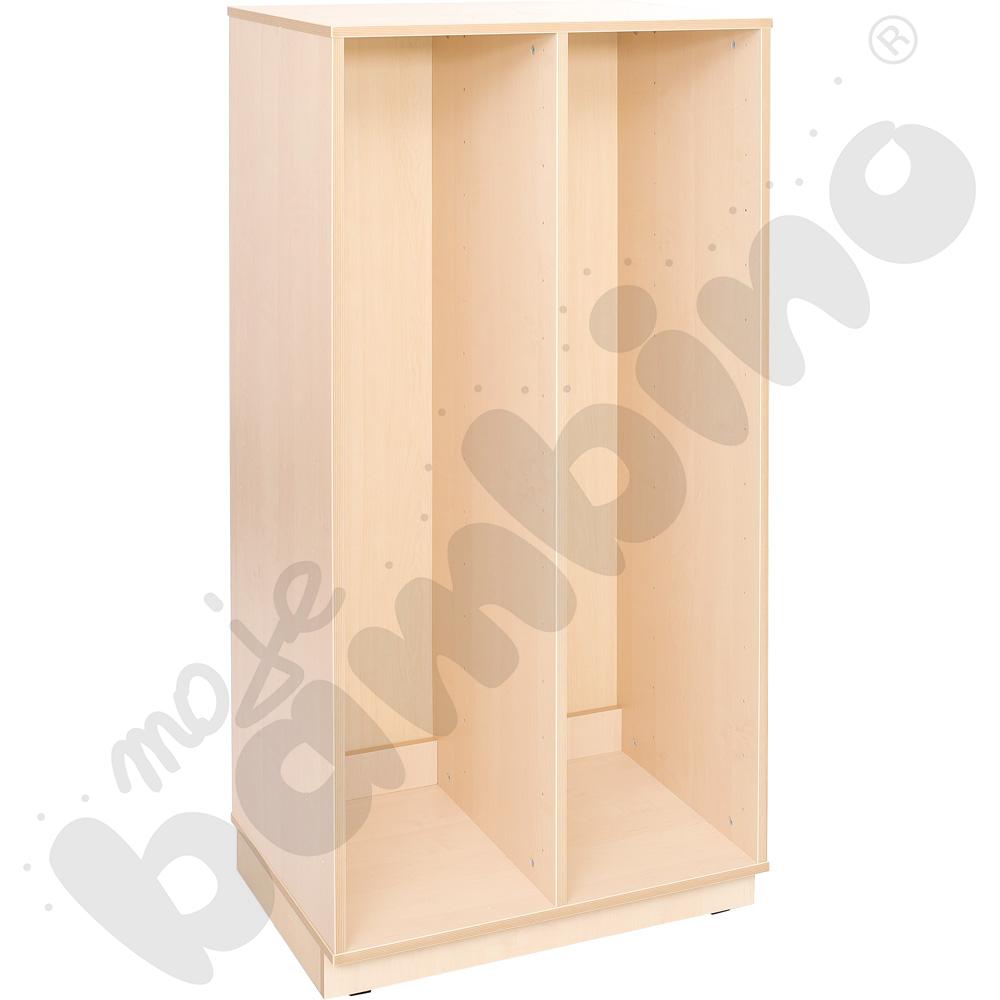 Szafka Flexi XXL na plastikowe pojemniki na cokole - 2 kolumny 