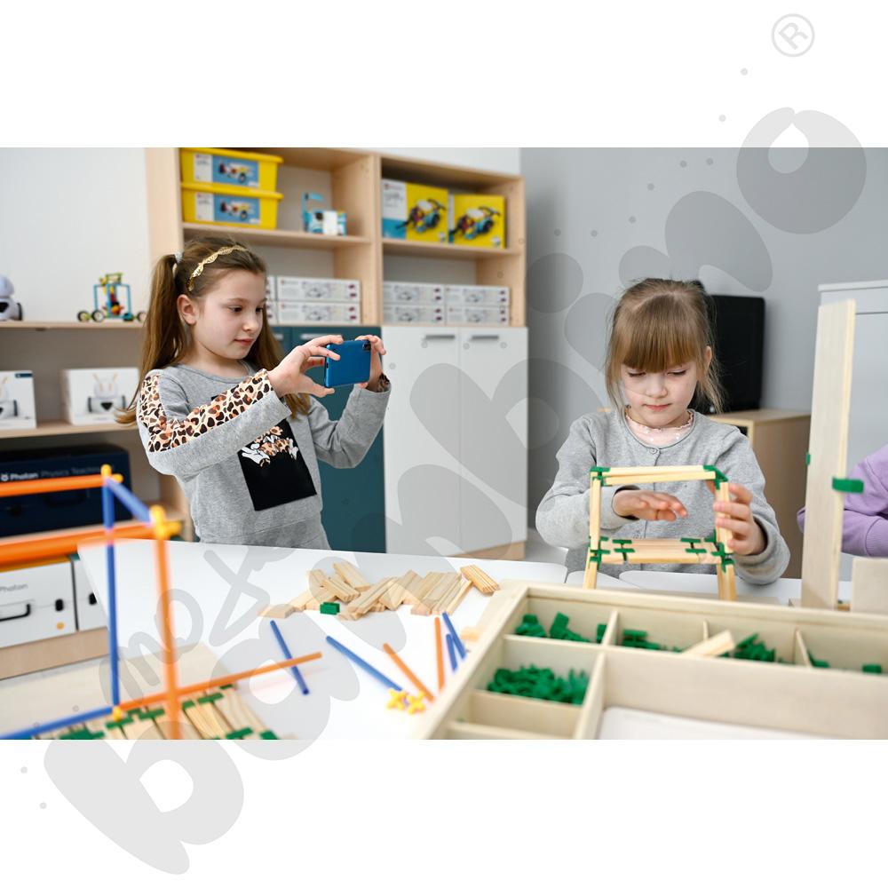 Join Clips - drewniany zestaw konstrukcyjny