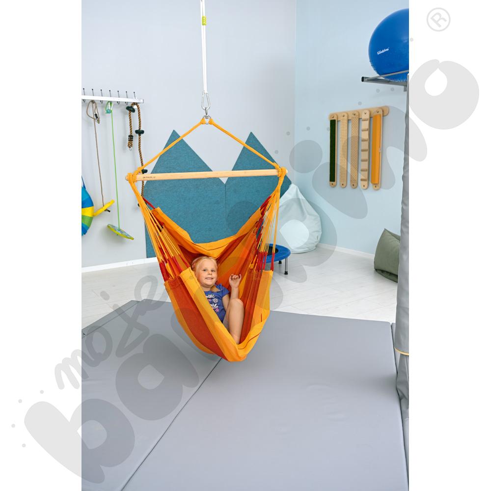 Fotel wiszący Orchidea pomarańczowy