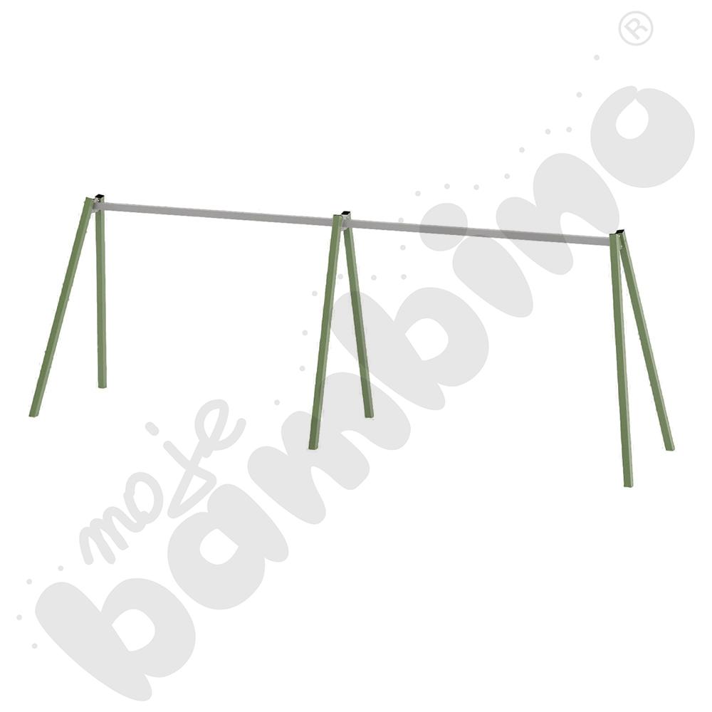 Huśtawka poczwórna Urbi, słupy metalowe C/ bez zawiesi