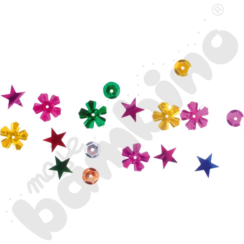 Konfetti kolorowe kształty