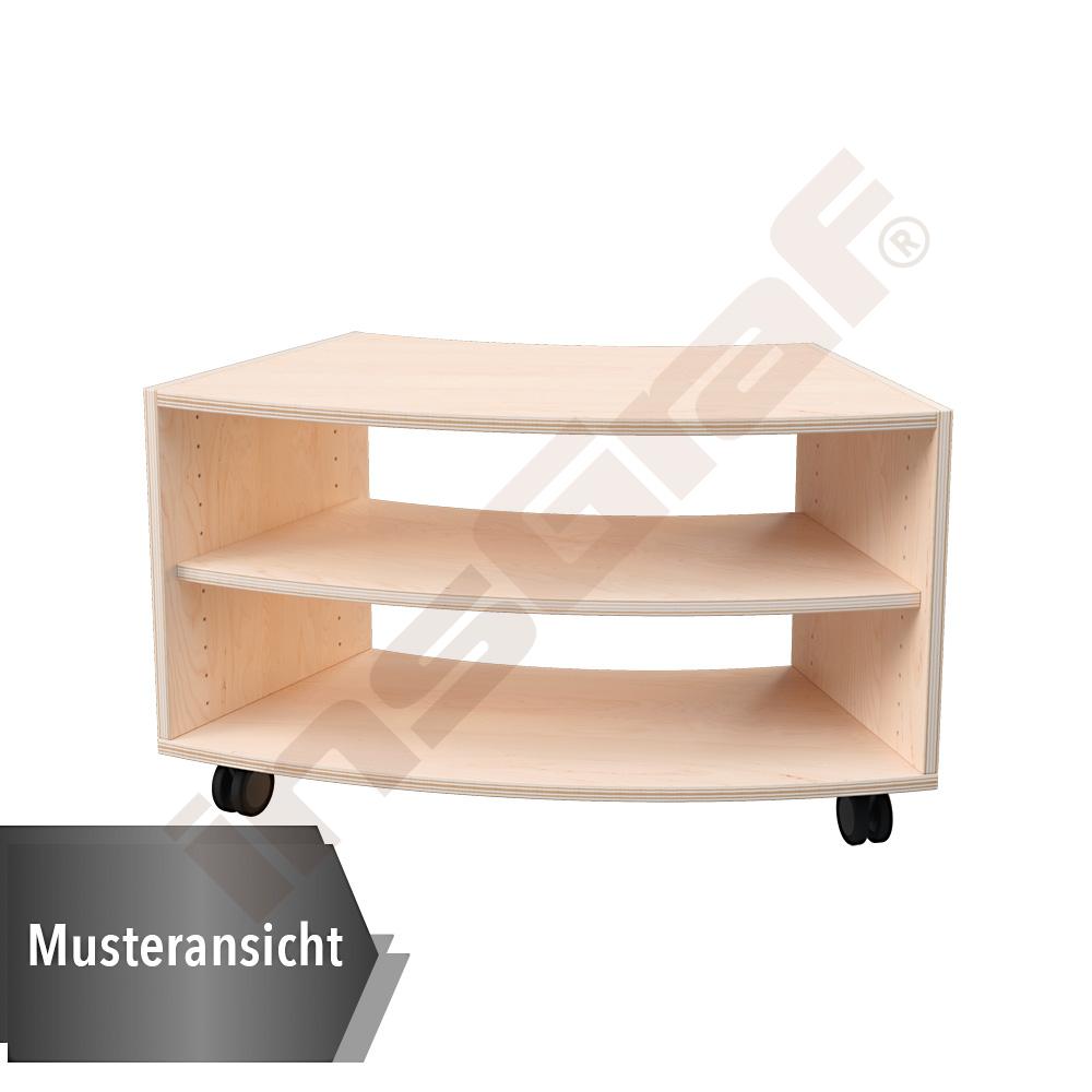 
Echtholz Bogenschrank S Paolo, auf Beinen
