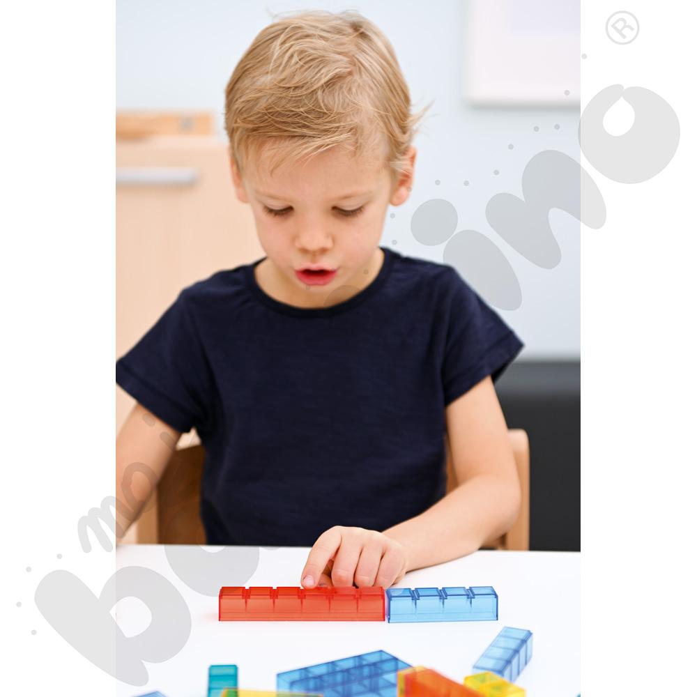 Kolorowe liczby - transparentne