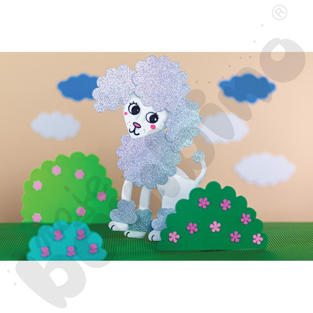 Dziurkacz maxi - kółko z falbanką