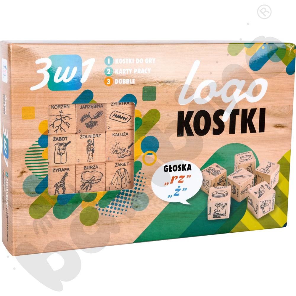 Logokostki - głoska - ż - 3 w 1