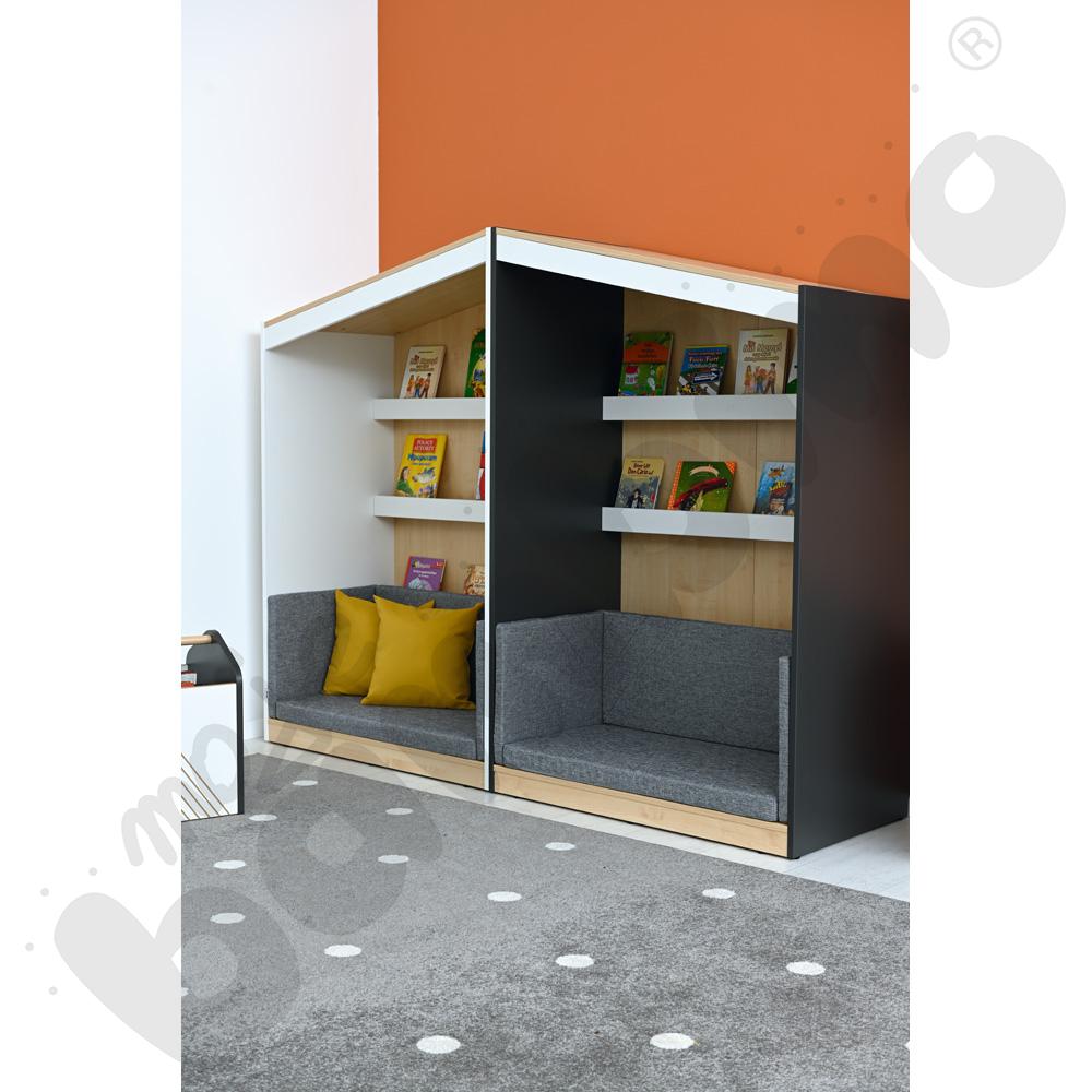 Biblioteczka FLO prawa biała