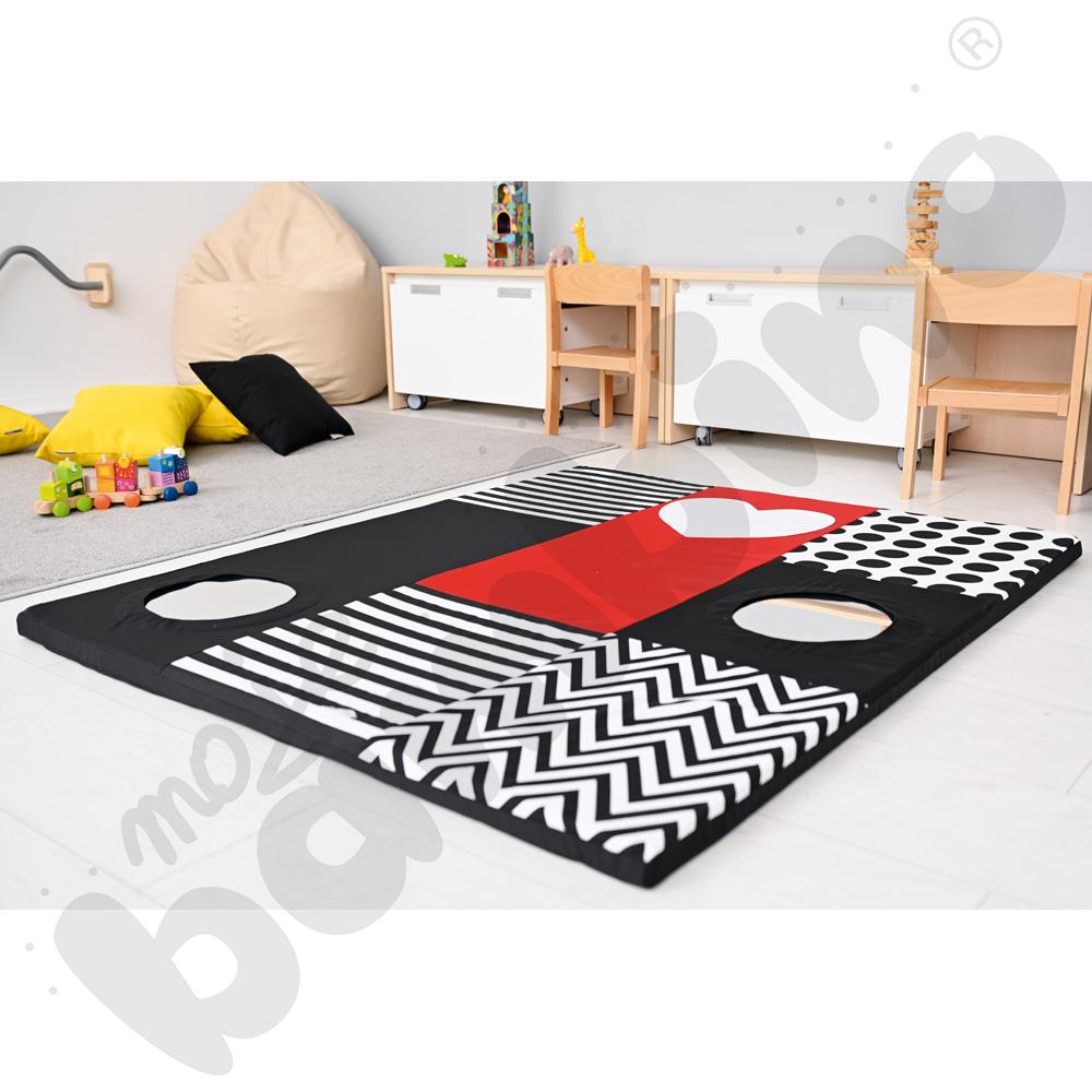 Mata kontrastowa z lusterkami