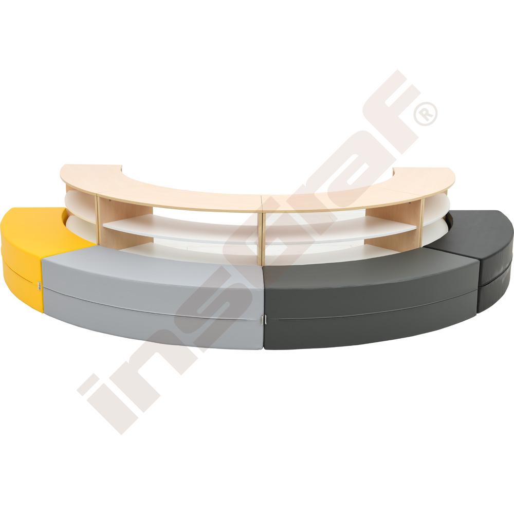 Quadro - sestava 154, korpusy světlý javor