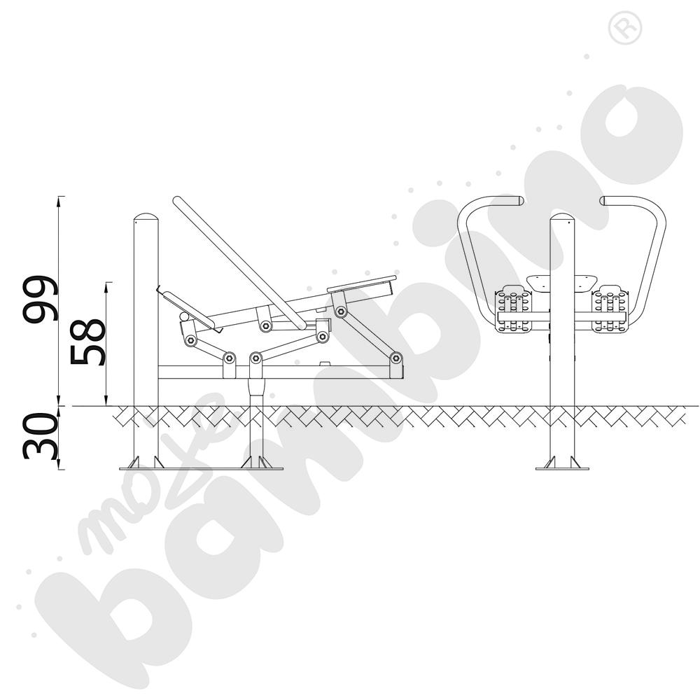 Wioślarz - wolnostojący